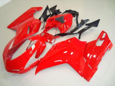 Vermelho Carenagem Moto Ducati 848 1098 1198 07-14