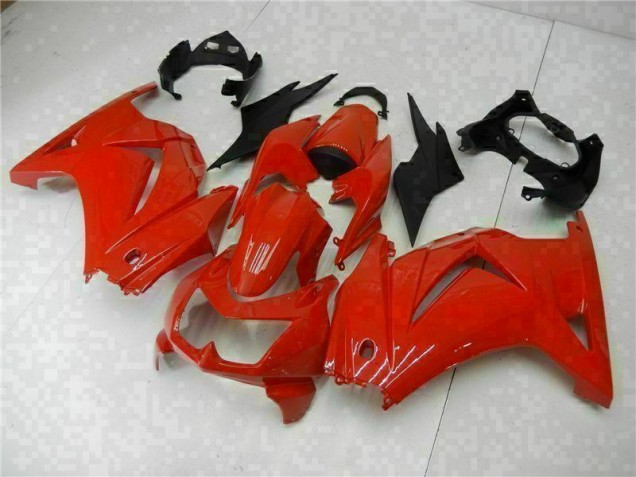 Vermelho Carenagem Moto Kawasaki EX250 08-12 Vermelho Carenagem Moto Kawasaki EX250 08-12