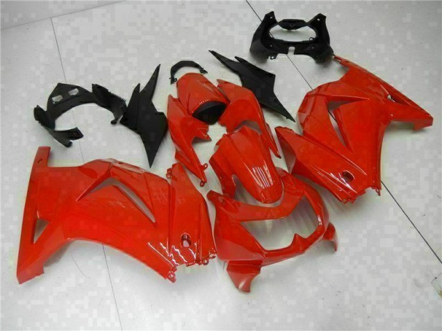 Vermelho Carenagem Moto Kawasaki EX250 08-12 Vermelho Carenagem Moto Kawasaki EX250 08-12