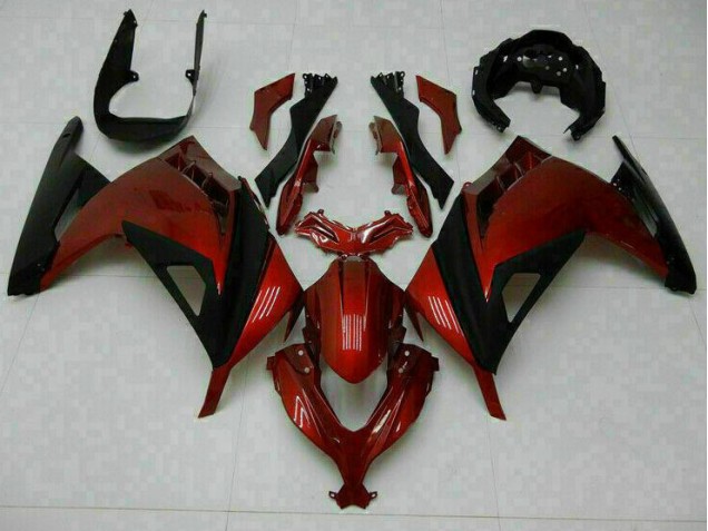Vermelho Carenagem Moto Kawasaki EX300 13-16 Vermelho Carenagem Moto Kawasaki EX300 13-16