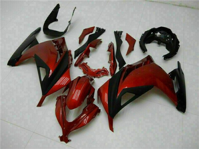 Vermelho Carenagem Moto Kawasaki EX300 13-16 Vermelho Carenagem Moto Kawasaki EX300 13-16