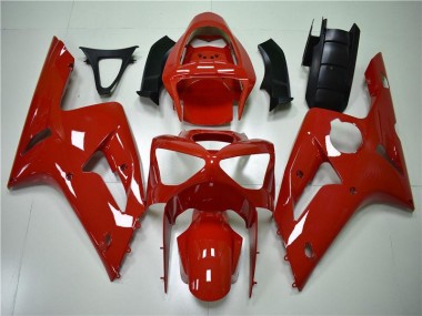 Vermelho Carenagem Moto Kawasaki ZX6R 05-06