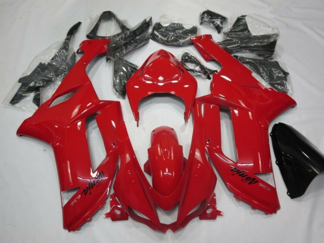 Vermelho Carenagem Moto Kawasaki ZX6R 07-08