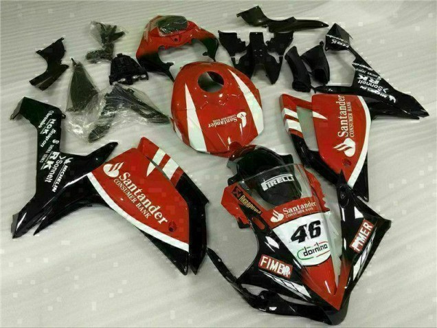 Vermelho Carenagem Moto Yamaha R1 07-08 Vermelho Carenagem Moto Yamaha R1 07-08