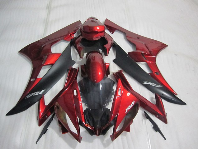 Vermelho Carroçaria Moto Yamaha R6 06-07