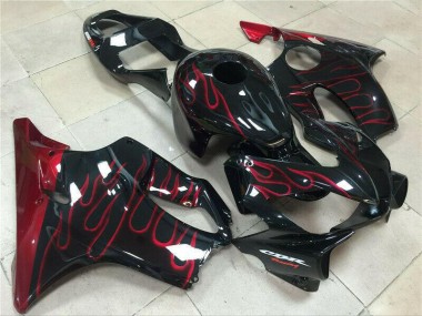 Vermelho Chama Abs Moto Plástico Honda CBR 600 F4i 01-03
