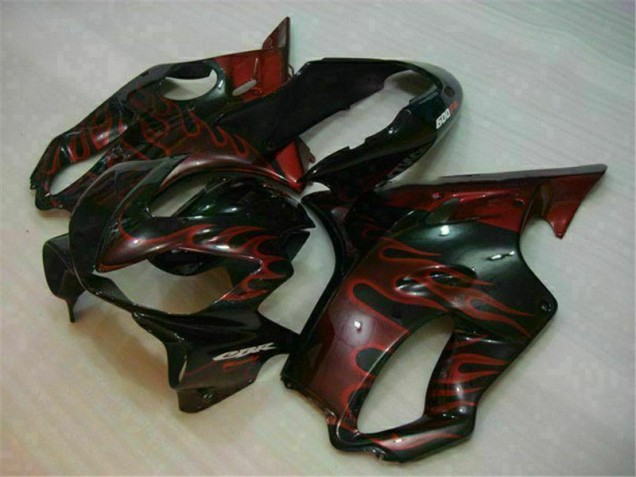 Vermelho Chama Carenagem Moto Honda CBR 600 F4i 04-07 Vermelho Chama Carenagem Moto Honda CBR 600 F4i 04-07