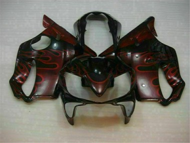 Vermelho Chama Carenagem Moto Honda CBR 600 F4i 04-07