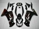 Vermelho Chama Carenagem Moto Kawasaki EX650 06-08