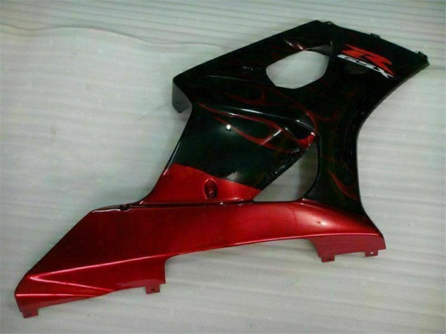 Vermelho Chama Carenagem Moto Suzuki GSXR 1000 K3 03-04