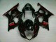Vermelho Chama Carenagem Moto Suzuki GSXR 1000 K3 03-04