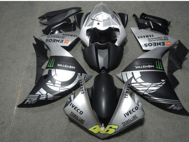 Vermelho Chama Carenagem Moto Yamaha R1 09-11