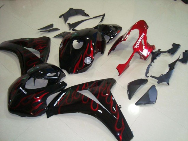 Vermelho Chama Corrida Carenagem Moto Honda CBR 1000RR 08-11 Vermelho Chama Corrida Carenagem Moto Honda CBR 1000RR 08-11