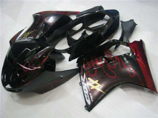 Vermelho Chama Kit Carenagem Moto Honda CBR 1100 XX 96-07 Vermelho Chama Kit Carenagem Moto Honda CBR 1100 XX 96-07