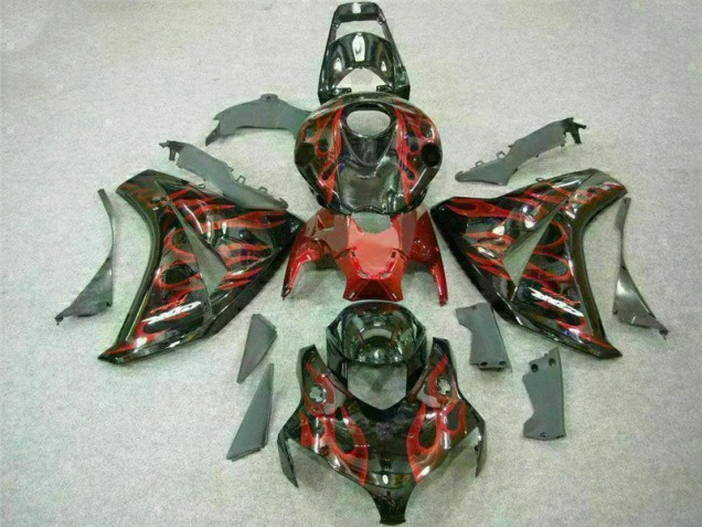 Vermelho Chama Kits Carenagem Moto Honda CBR 1000RR 08-11 Vermelho Chama Kits Carenagem Moto Honda CBR 1000RR 08-11
