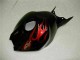 Vermelho Chama Preto Carenagem Moto Honda CBR 1000RR 04-05 Vermelho Chama Preto Carenagem Moto Honda CBR 1000RR 04-05