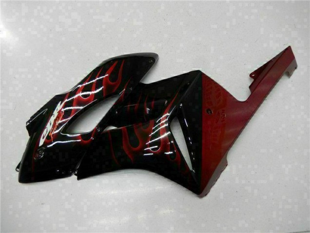 Vermelho Chama Preto Carenagem Moto Honda CBR 1000RR 04-05 Vermelho Chama Preto Carenagem Moto Honda CBR 1000RR 04-05