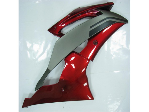 Vermelho Cinzento Carenagem Moto Yamaha R6 08-16 Vermelho Cinzento Carenagem Moto Yamaha R6 08-16