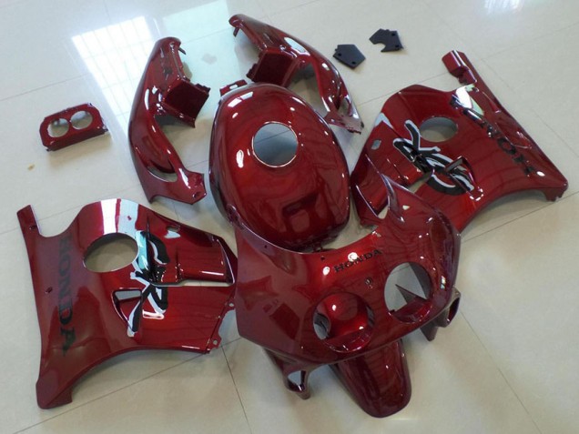 Vermelho Escuro Carenagem Moto Honda CBR 250RR MC22 91-98 Vermelho Escuro Carenagem Moto Honda CBR 250RR MC22 91-98