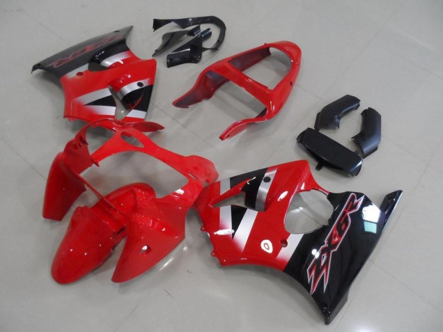 Vermelho Estilo OEM Carenagem Moto Kawasaki ZX6R 00-02 Vermelho Estilo OEM Carenagem Moto Kawasaki ZX6R 00-02