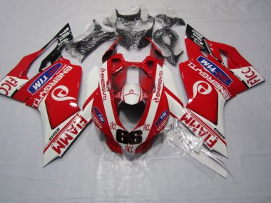 Vermelho FIAMM FICC Carenagem Moto Ducati 1199 11-14