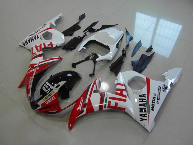 Vermelho Fiat Carenagem Moto Yamaha R6 03-05 Vermelho Fiat Carenagem Moto Yamaha R6 03-05