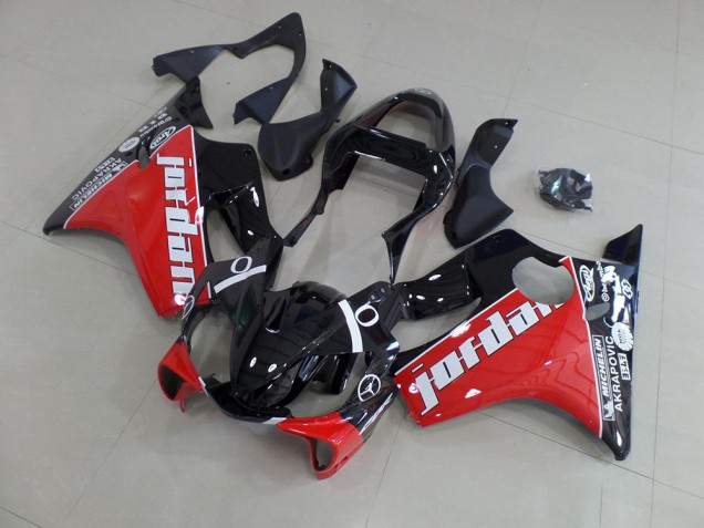 Vermelho Jordan Carenagem Moto Honda CBR 600 F4i 01-03