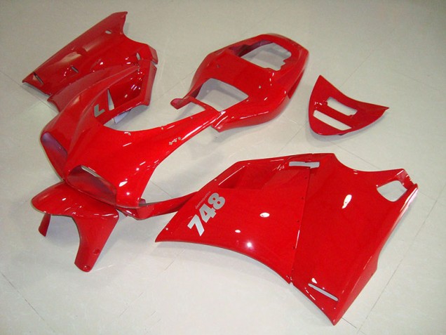 Vermelho Kit Carenagem Moto Ducati 748 916 996 996S 93-05