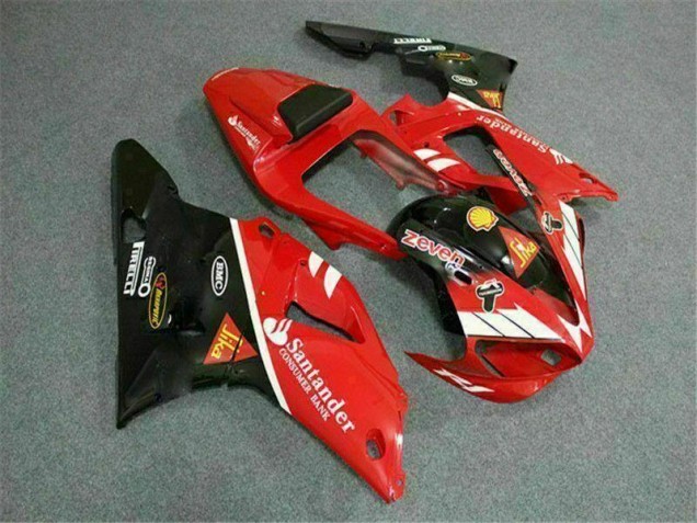 Vermelho Kit Completo Carenagem Moto Yamaha R1 00-01 Vermelho Kit Completo Carenagem Moto Yamaha R1 00-01