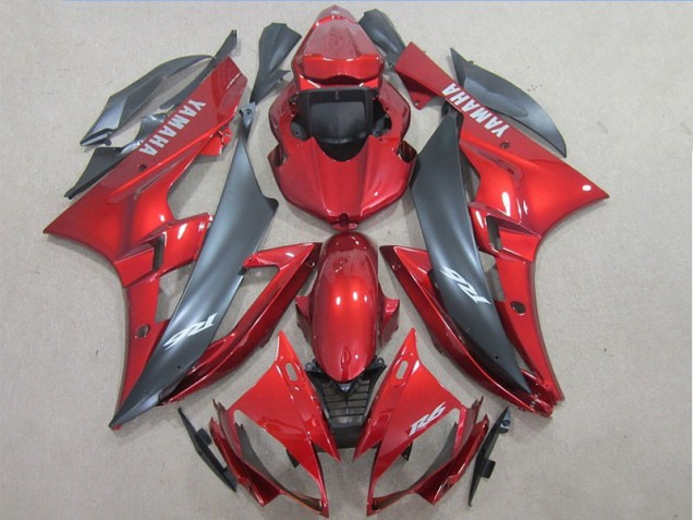 Vermelho Kit Completo Carenagem Moto Yamaha R6 06-07 Vermelho Kit Completo Carenagem Moto Yamaha R6 06-07