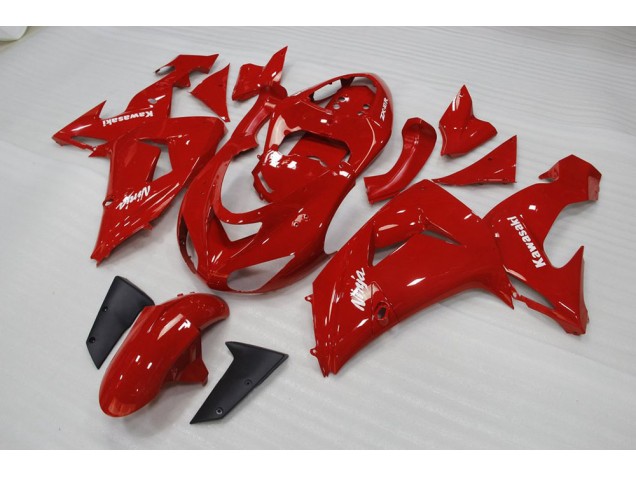 Vermelho Kits Carenagem Moto Kawasaki ZX10R 06-07
