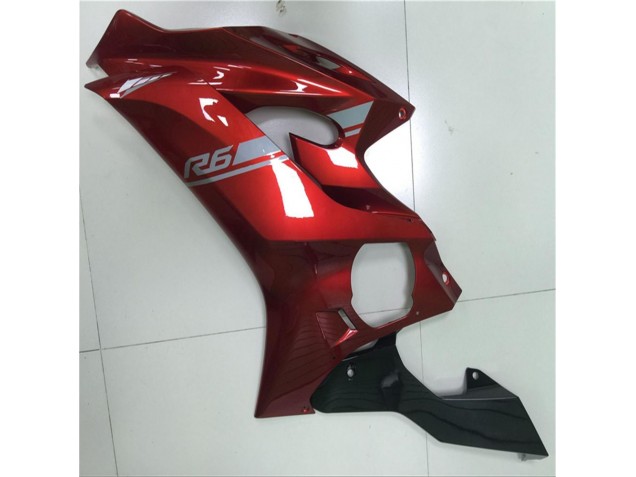 Vermelho Kits Completo Carenagem Moto Yamaha R6 17-23 Vermelho Kits Completo Carenagem Moto Yamaha R6 17-23