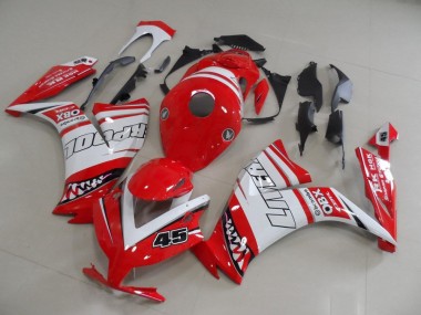 Vermelho Liverpool 45 Carenagem Moto Honda CBR 1000RR 12-16