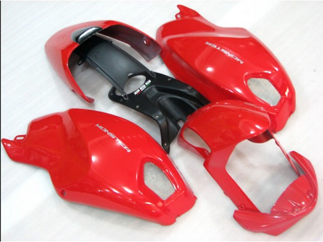 Vermelho Monster Carenagem Moto Ducati Monster 696 08-12