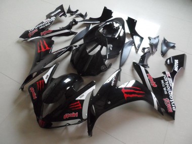 Vermelho Monster Carenagem Moto Yamaha R1 04-06
