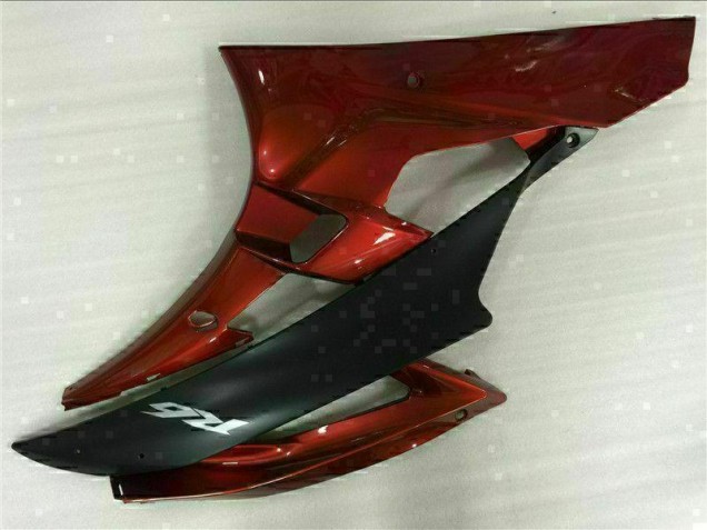 Vermelho Moto Plástico Yamaha R6 06-07 Vermelho Moto Plástico Yamaha R6 06-07