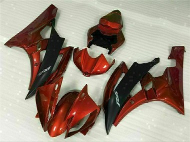 Vermelho Moto Plástico Yamaha R6 06-07
