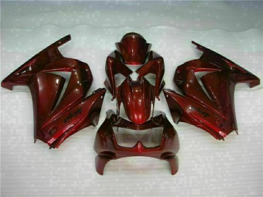 Vermelho Ninja Carenagem Moto Kawasaki EX250 08-12