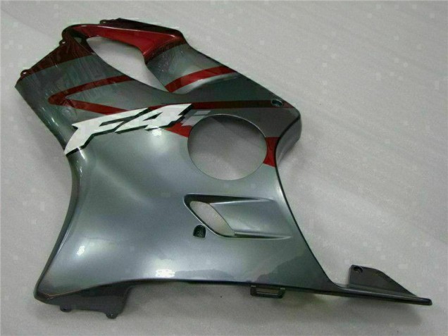 Vermelho Prata Abs Kits Completos Carenagem Moto Honda CBR 600 F4i 01-03 Vermelho Prata Abs Kits Completos Carenagem Moto Honda CBR 600 F4i 01-03