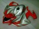 Vermelho Prata Abs Moto Plásticos Honda CBR 1000RR 08-11