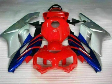 Vermelho Prata Azul Carenagem Moto Honda CBR 1000RR 04-05