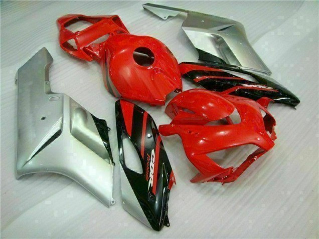 Vermelho Prata Carenagem Moto Honda CBR 1000RR 04-05