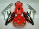 Vermelho Prata Carenagem Moto Honda CBR 1000RR 04-05