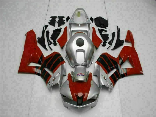 Vermelho Prata Carenagem Moto Honda CBR 600RR 13-21 Vermelho Prata Carenagem Moto Honda CBR 600RR 13-21