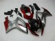 Vermelho Prata Carenagem Moto Suzuki GSXR 600 / 750 K6 06-07 Vermelho Prata Carenagem Moto Suzuki GSXR 600 / 750 K6 06-07