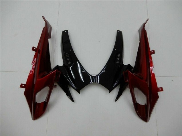 Vermelho Prata Carenagem Moto Suzuki GSXR 600 / 750 K6 06-07 Vermelho Prata Carenagem Moto Suzuki GSXR 600 / 750 K6 06-07