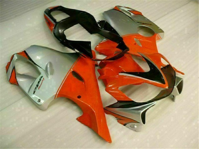 Vermelho Prata Kit Carenagem Moto Honda CBR 600 F4i 01-03 Vermelho Prata Kit Carenagem Moto Honda CBR 600 F4i 01-03