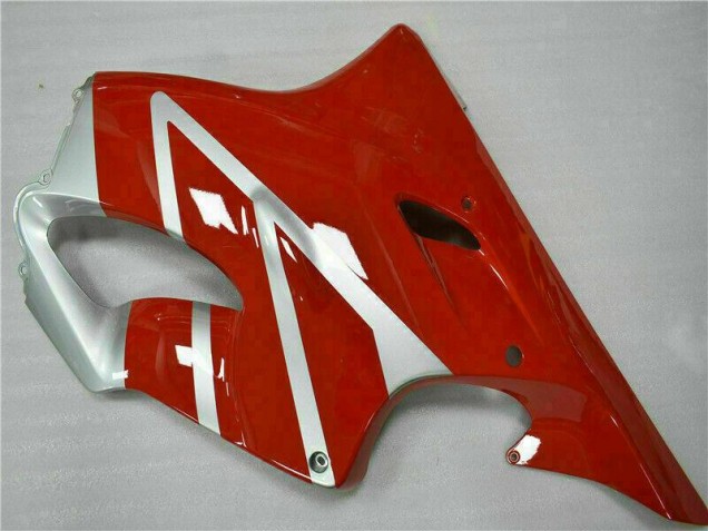 Vermelho Prata Kit Completo Carenagem Moto Honda CBR 600 F4i 01-03