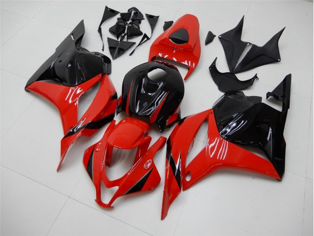 Vermelho Preto Abs Carenagem Moto Honda CBR 600RR 09-12 Vermelho Preto Abs Carenagem Moto Honda CBR 600RR 09-12