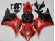 Vermelho Preto Abs Carenagem Moto Honda CBR 600RR 09-12 Vermelho Preto Abs Carenagem Moto Honda CBR 600RR 09-12